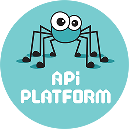 Logo of the API Platform project, which uses some Symfony components